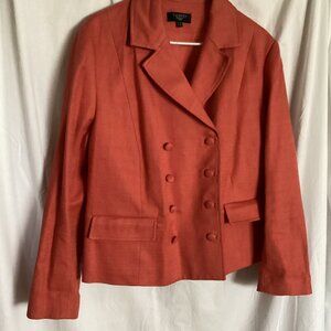 Talbots Coral Blazer 16W